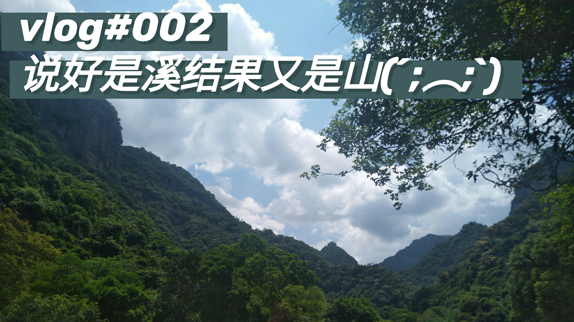 【vlog#002】爬山ptsd就是我